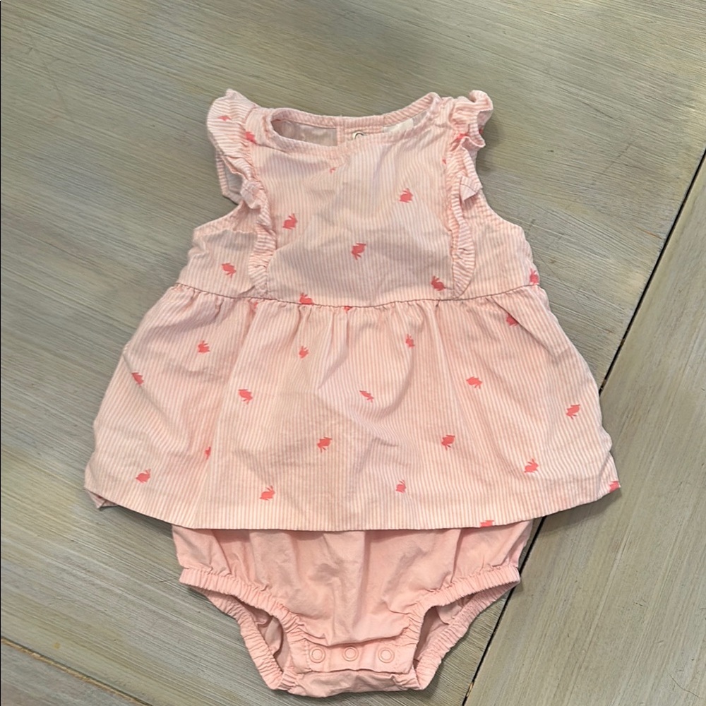 Carter's Pink Ruffled Dress